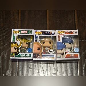 Funko Pop Marvel Lady Loki Mighty Thor Hunter Hunter kite new in box figures